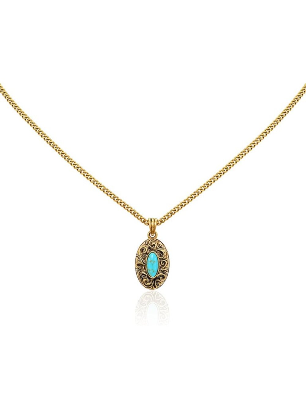 Vintage Turquoise Western Necklace for Women | Boho Jewelry, Unique Gift